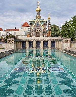 Die Mathildenhöhe in Darmstadt